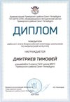 2021-2022 Дмитриев Тимофей 9л (РО-физ-ра-Ушанева В.В.)